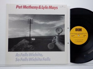 Pat Metheny「As Falls Wichita So Falls Wichita Falls」LP（12インチ）/ECM Records(PAP-25505)/ジャズ