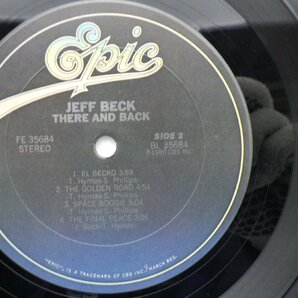 Jeff Beck「There & Back」LP（12インチ）/Epic(FE 35684)/洋楽ロックの画像2