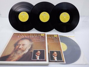 Brahms/Bohm(ベーム/ブラームス)「4Symphonien(ブラームス交響曲全集)」LP（12インチ）/Grammophon(MG8194/7)/クラシック