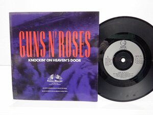 Guns N' Roses「Knockin' On Heaven's Door」EP（7インチ）/Geffen Records(GFS 21)/洋楽ロック