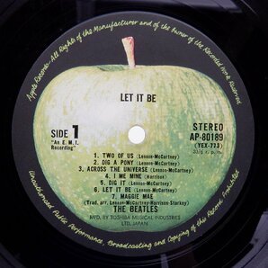 The Beatles(ビートルズ)「Let It Be(レット・イット・ビー)」LP（12インチ）/Apple Records(AP-80189)/ロックの画像2