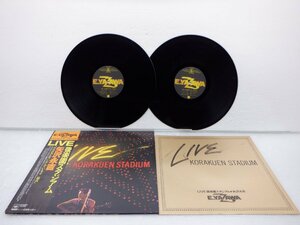 矢沢永吉「Live Korakuen Stadium = Live 後楽園スタジアム 」LP（12インチ）/CBS/Sony(40AH-645/6)/邦楽ロック