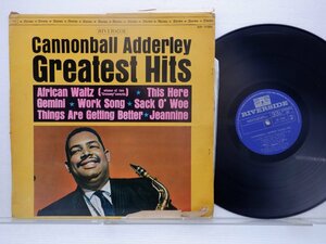 Cannonball Adderley「Greatest Hits」LP（12インチ）/Riverside Records(SR-7056)/ジャズ