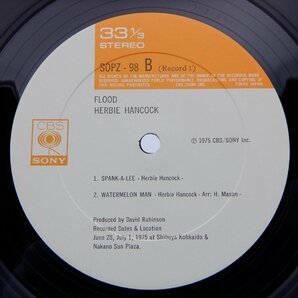 【帯付】Herbie Hancock(ハービー・ハンコック)「Flood(洪水)」LP（12インチ）/Speakers Corner Records(SOPZ 98-99)/Jazzの画像4