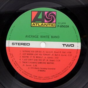 Average White Band(アヴェレイジ・ホワイト・バンド)「AWB」LP（12インチ）/Atlantic(P-8502A)/Funk / Soulの画像2