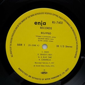 Tommy Flanagan Trio「Eclypso」LP（12インチ）/Enja Records(RJ-7402)/ジャズの画像2