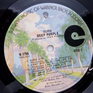 Deep Purple「Burn」LP（12インチ）/Warner Bros. Records(W 2766)/Rockの画像2