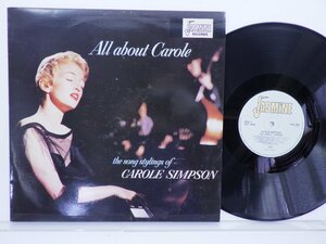 Carole Simpson「All About Carole」LP（12インチ）/Jasmine Records(JAS 309)/ジャズ