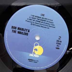 Bob Marley & The Wailers(ボブ・マーリィ＆ザ・ウェイラーズ)「Live! At The Lyceum(ライヴ!)」LP/Island Records(20S-84)/Reggaeの画像2