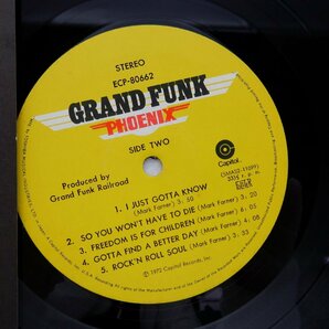 Grand Funk Railroad(グランド・ファンク・レイルロード)「Phoenix」LP（12インチ）/Capitol Records(ECP-80662)/Rockの画像2