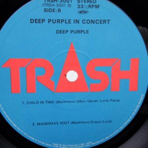 Deep Purple(ディープ・パープル)「In Concert(イン・コンサート)」LP（12インチ）/Trash(TRSH-3001~2)/Rockの画像2