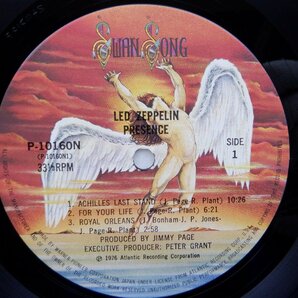 Led Zeppelin(レッド・ツェッペリン)「Presence(プレゼンス)」LP（12インチ）/Swan Song(P-10160N)/ロックの画像2