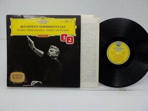 カラヤン「Beethoven Symphonien 1 & 2」LP（12インチ）/Deutsche Grammophon(138 801)/クラシック