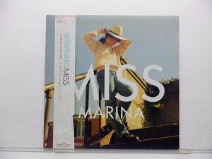 【帯付】渡辺満里奈「Miss」LP（12インチ）/Epic(28・3H-5077)/邦楽ポップス