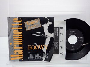 Boowy「Marionette = マリオネット / The Wild One」EP（7インチ）/Eastworld(WTP-17980)/邦楽ロック