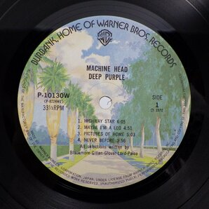 Deep Purple「Machine Head」LP（12インチ）/Warner Bros. Records(P-10130W)/洋楽ロックの画像2