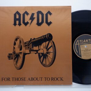 【US盤】AC/DC「For Those About To Rock (We Salute You)」LP（12インチ）/Atlantic(SD 11111)/Rockの画像1