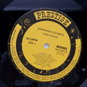 Sonny Rollins(ソニー・ロリンズ)「Saxophone Colossus」LP（12インチ）/Analogue Productions(LP 7079)/ジャズの画像2