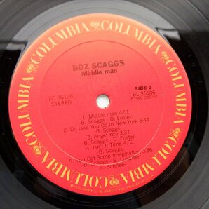 Boz Scaggs「Middle Man」LP（12インチ）/Columbia(FC 36106)/洋楽ロックの画像2