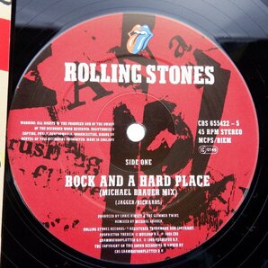 Rolling Stones「Rock And A Hard Place」LP(CBS 655422-5)/洋楽ロックの画像2