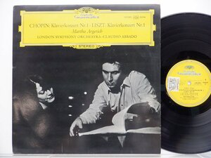 Chopin /Frederic Chopin「Klavierkonzert Nr. 1 / Klavierkonzert Nr. 1」LP/Deutsche Grammophon(139 383 SLPM)/クラシック