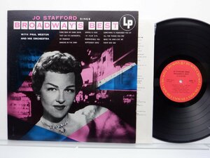 Jo Stafford「Jo Stafford Sings Broadway's Best」LP（12インチ）/CBS/Sony(20AP 1844)/ジャズ