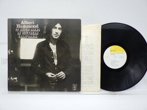 Albert Hammond「It Never Rains In Southern California」LP（12インチ）/Epic(ECPL-78)/洋楽ロック