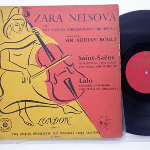 Zara Nelsova「Saint-Saens Concerto No. 1 In A Minor」LP（12インチ）/London Records(LLA 10054)/クラシックの画像1