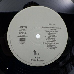 坂本龍一「Coda」LP（12インチ）/London Records(L25N1016)/Electronicの画像2