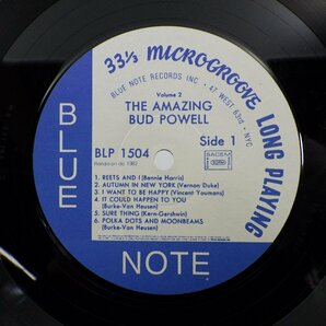 【フランス盤】Bud Powell(バド・パウエル)「The Amazing Bud Powell (Volume 2)」LP/Blue Note(BLP 1504)/ジャズの画像2