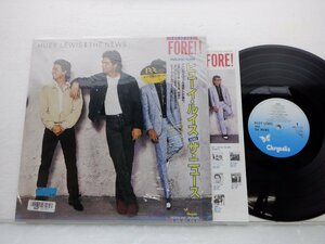 Huey Lewis And The News「Fore!」LP（12インチ）/Chrysalis(WWS-91190)/洋楽ロック