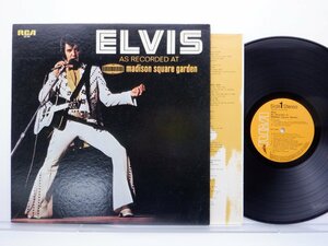 Elvis Presley「Elvis As Recorded At Madison Square Garden」LP（12インチ）/RCA(SX-86)/洋楽ロック