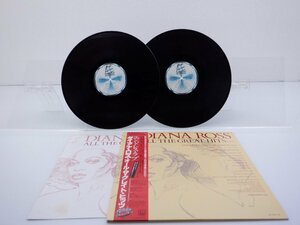 Diana Ross(ダイアナ・ロス)「All The Great Hits(オールザ・グレイト・ヒッツ)」LP（12インチ）/Motown(VIP-9577-8)/ファンクソウル