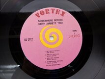 【US盤】Keith Jarrett Trio「Somewhere Before」LP（12インチ）/Vortex Records(2012)/Jazz_画像2