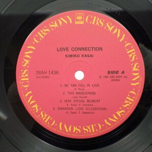 笠井紀美子「Love Connection(ラブ・コネクション)」LP（12インチ）/CBS/Sony(28AH 1436)/ジャズの画像2