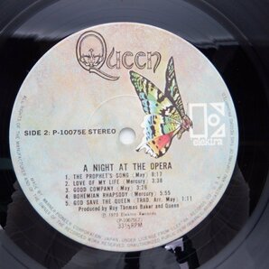 Queen(クイーン)「A Night At The Opera(オペラ座の夜)」LP（12インチ）/Elektra(P-10075E)/ロックの画像2