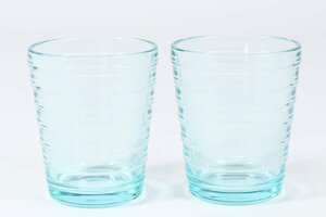 イッタラ アイノアアルト タンブラー ペアセット 水色 / iittala Aino Aaltoブルー系 グラス ガラス コップ 2客