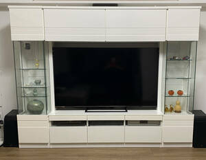  high type tv board white glossy 