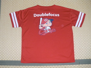 NPB　広島東洋カープ　吸汗速乾Tシャツ　LLサイズ　カープ坊や　doublefocus　ダブルフォーカス