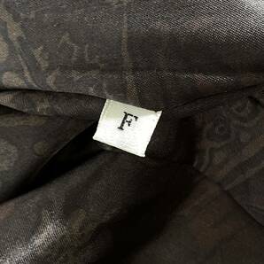 d5-23《最高級毛皮》 EMBA エンバ デミバフミンク ミンクコート ロングコート 毛皮コート 装飾ボタン/デザインポケット 裏地総柄 FREEの画像8