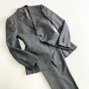 Fd9 BEAMS custom tailor ビームス シングルスーツ EUROTEX生地使用☆ セットアップ オーダースーツ ウール100 メンズ 紳士服