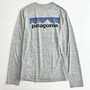 Bd13《美品》patagonia パタゴニア 伸縮ストレッチ◎ 長袖Tシャツ ロングスリーブ ロンT トレーニングウェア アウトドア 登山 メンズ XS