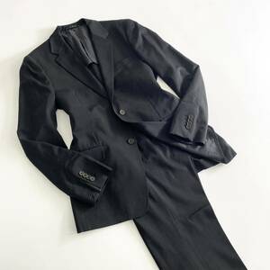 Dd15《美品》Theory セオリー セットアップスーツ ブラック ジャケット スラックスパンツ 38サイズ 30インチ Mサイズ相当 メンズ 紳士服