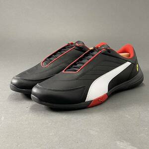 Ed18 PUMA プーマ SF KART CAT III ROSSO (306219-02) ローカットスニーカー レザースニーカー スポーツ 29.5cm ブラック メンズ 紳士靴