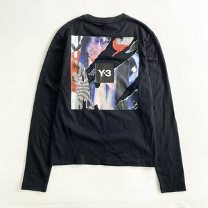 Hd25 Y-3 ワイスリー adidas YOHJI YAMAMOTO アディダス ヨウジヤマモト 長袖Tシャツ バックプリント カットソー 2XS メンズ 紳士服