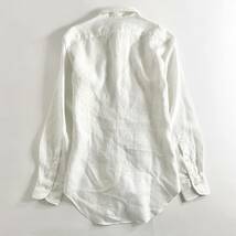 Dd30 Maker's Shirt メーガーズシャツ 鎌倉シャツ 長袖 シャツ リネン前開き 14 1/2（XL相当）麻100% ホワイトメンズ 紳士服_画像2