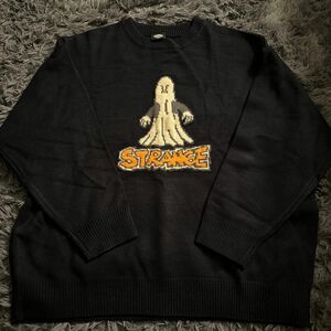 ニットMARIA SAKURAI×FREAK'S STORE 別注 ビッグシルエット クルーネックジャガードニット/STRANGE