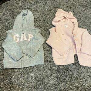 パーカー グレー キッズ スウェット GAP 12〜18ヶ月