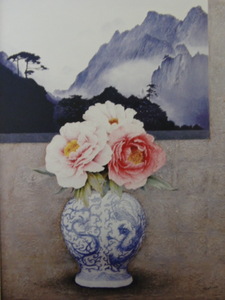 Art hand Auction 丰岛正[水墨画, 鲜花：稀有艺术书, 状况良好, 全新, 高品质框架, 免运费, 西洋画, 油画, 景观, 绘画, 油画, 自然, 山水画