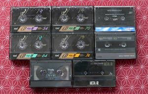 * used cassette tape / METAL ( metal ) - 8ps.@/ TDK,That's,SONY *